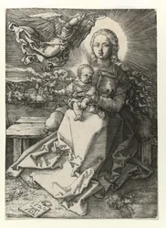 La Madonna incoronata da un angelo, 1520
