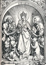 La Madonna con i certosini, San Giovanni Battista e San Bruno, 1515, 1906