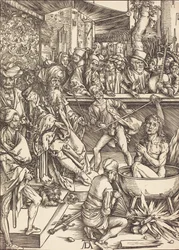 Il martirio di San Giovanni, probabilmente c. 1496-1498