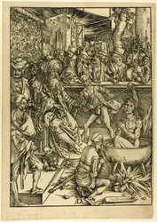 Il martirio di San Giovanni, da L
