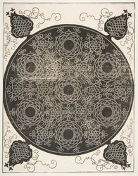 Il sesto nodo. Rondella intrecciata con sette ghirlande, prima del 1521