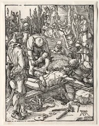 La Piccola Passione: Cristo Inchiodato alla Croce, 1509-1511