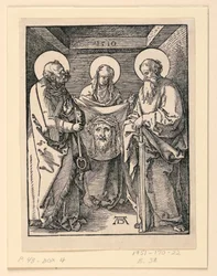 Il Sudario (Santi Veronica, Pietro e Paolo), dalla serie La Piccola Passione