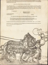 Il carro trionfale di Massimiliano I (Il grande carro trionfale) [tavola 8 di 8]