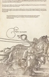 Il carro trionfale di Massimiliano I Il grande carro trionfale (tavola 3 di 8)