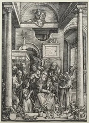 La Vergine e il Bambino circondati da santi e angeli, c. 1500-1502