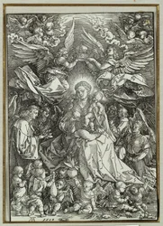La Vergine e il Bambino circondati da angeli, 1518