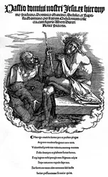 Pagina del titolo della serie La Grande Passione, 1510, 1936