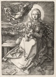 Vergine incoronata da un angelo