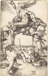 Strega che Cavalca una Capra
