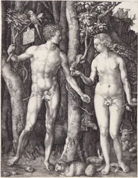 Adamo ed Eva, pub. 1504