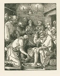 Cristo che lava i piedi a Pietro, 1508-08 circa (xilografia)