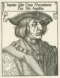Imperatore Massimiliano I, 1519 circa (xilografia)