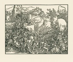 Oloferne combatte contro gli ebrei