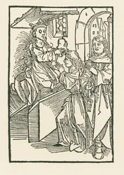 Illustrazione sul frontespizio di "Oratio Cassandre Venete".
