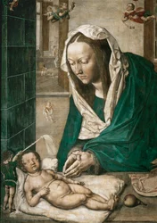 Madonna con Bambino, pannello centrale dell
