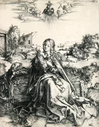 Madonna con una libellula (incisione)