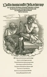 Uomo dei dolori deriso da un soldato, 1511 circa (xilografia)