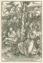 San Francesco riceve le stimmate, 1503-04 circa (xilografia)