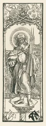 San Sebaldo alla colonna, 1501 circa (xilografia)
