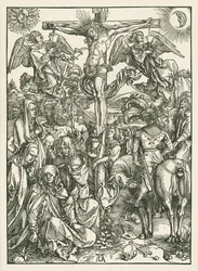 La crocifissione, 1498 circa (xilografia)