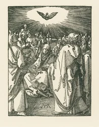 La discesa dello Spirito Santo, 1510 circa (xilografia)