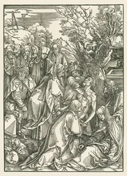 La sepoltura, 1496-97 circa (xilografia)