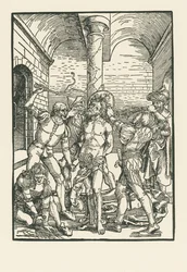 La Flagellazione, 1500 circa (xilografia)