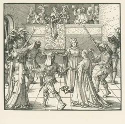 La mascherata (xilografia)