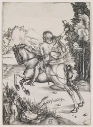 Il piccolo corriere, 1496 circa (incisione)