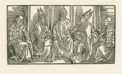 Tre vescovi e due monaci
