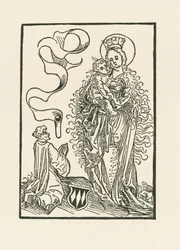 La Vergine Maria venerata da Albrecht von Bonstetten