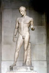 Ares, detto Ares Borghese. Statua di Alcamene, V secolo a.C. Musée du Louvre