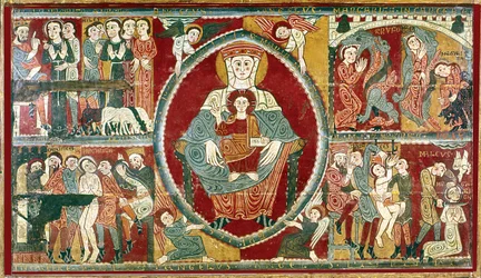 Altare della cappella di Santa Margherita: il martirio