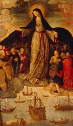 La Vergine dei Navigatori (pannello centrale)