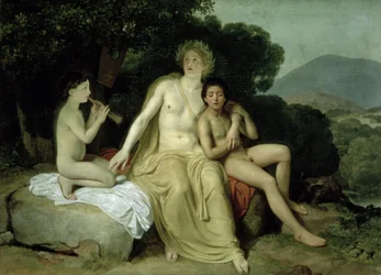 Apollo con Giacinto e Ciparisso che cantano e suonano, 1831-34