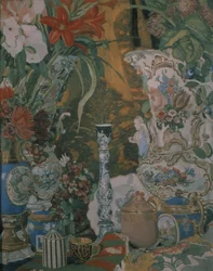 Natura morta. Fiori e porcellana, 1912