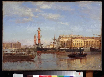 Veduta di San Pietroburgo dalla Neva