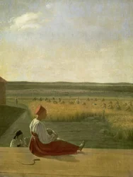 Raccolta in estate, 1820s
