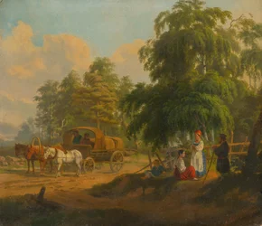 Paesaggio con Troika russa, 1801
