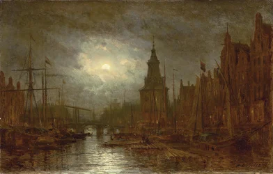 Amsterdam di notte, 1870s
