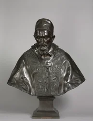 Ritratto di Papa Innocenzo X Pamphili, progettato 1647-1648, fuso 1650-1700