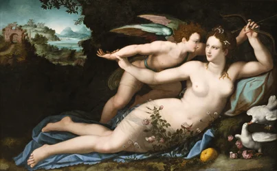 Venere disarma Cupido