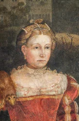 Ritratto di una nobildonna (dettaglio)