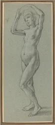 Studio di un nudo femminile