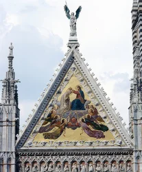 Duomo di Siena (Cattedrale di Santa Maria Assunta). 1215-1263. Dettaglio: mosaico con l