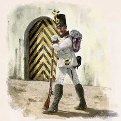 Fante austriaco del reggimento IR n°14 in una fortezza nel 1809, 2018