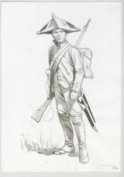 Primo Impero (1804-1814 e 1815): costume di un soldato dell