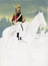 Primo Impero (1804-1814 e 1815): soldato della cavalleria leggera del grande esercito napoleonico francese (incompiuto)