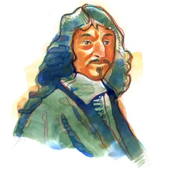 Ritratto di Rene Descartes (1596-1650)